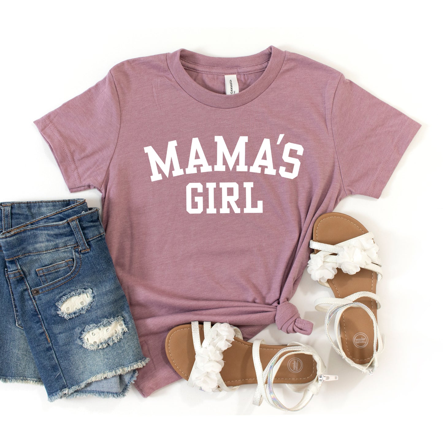 Mama's Girl Varsity | Youth Short Sleeve Crew Neck