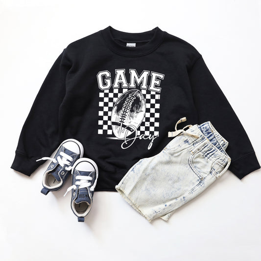 Retro Football Game Day | Youth Graphic Sweatshirt