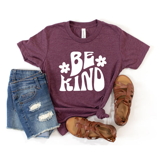 Be Kind Daisies | Youth Short Sleeve Crew Neck