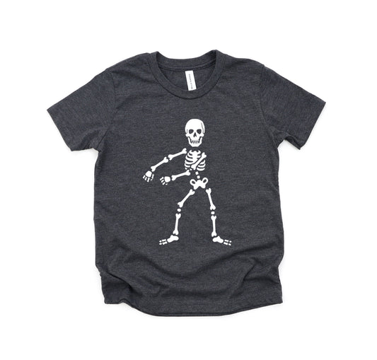 Flossing Skeleton | Toddler Graphic Short Sleeve Tee