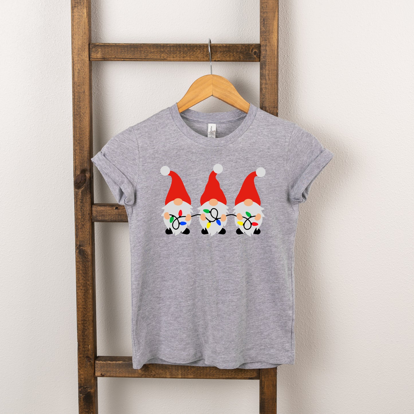 Gnome Lights | Toddler Short Sleeve Crew Neck