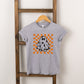 Checkered Flower Ghost | Toddler Graphic Short Sleeve Tee