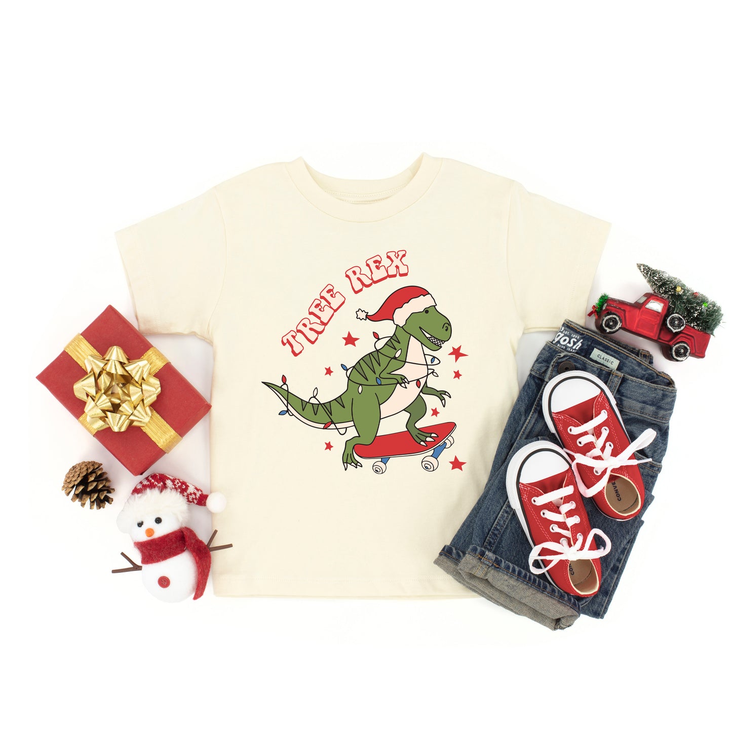 Tree Rex Skateboard | Youth Short Sleeve Crew Neck