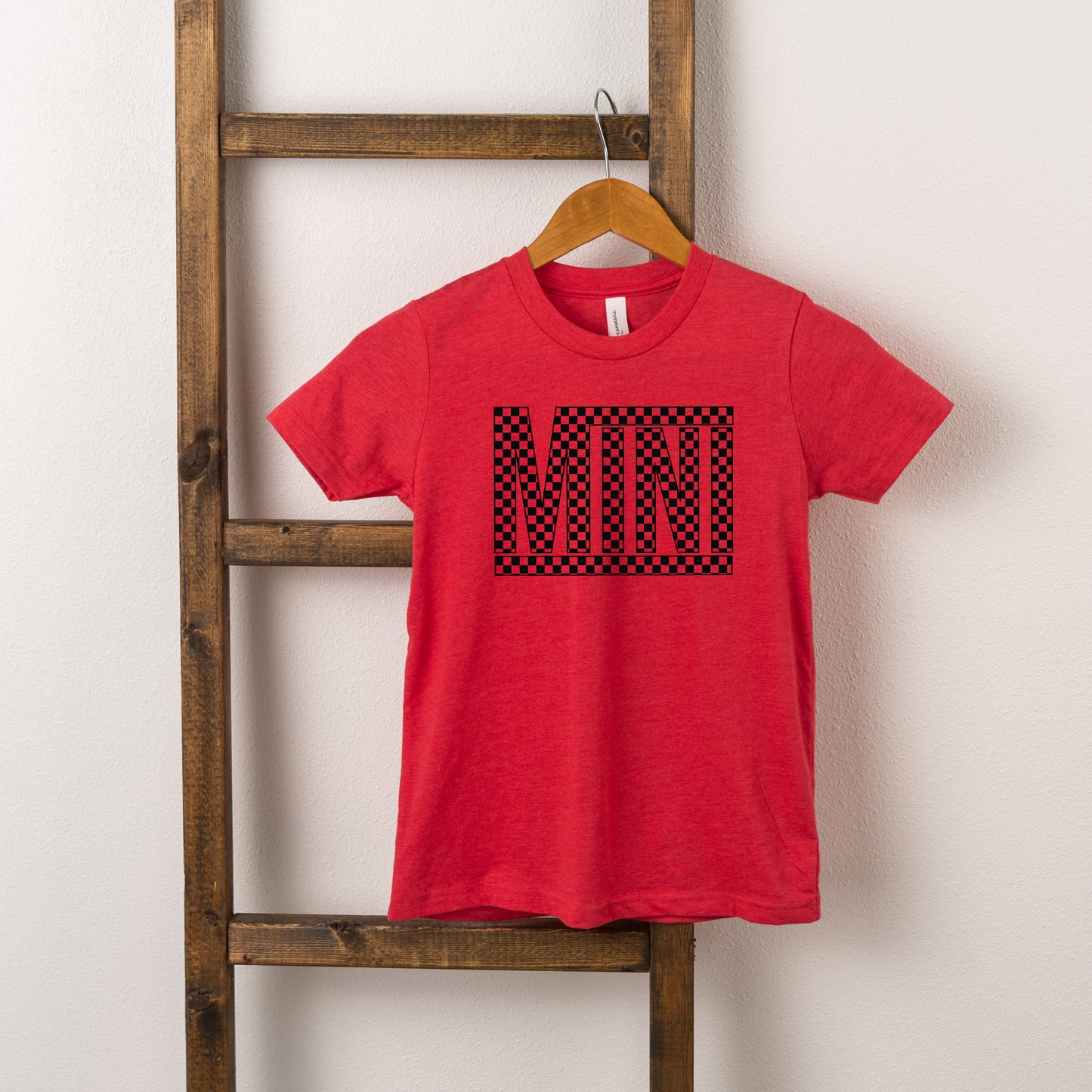 Mini Checkered Box | Youth Short Sleeve Crew Neck