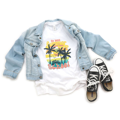 So Long Summer | Toddler Short Sleeve Crew Neck