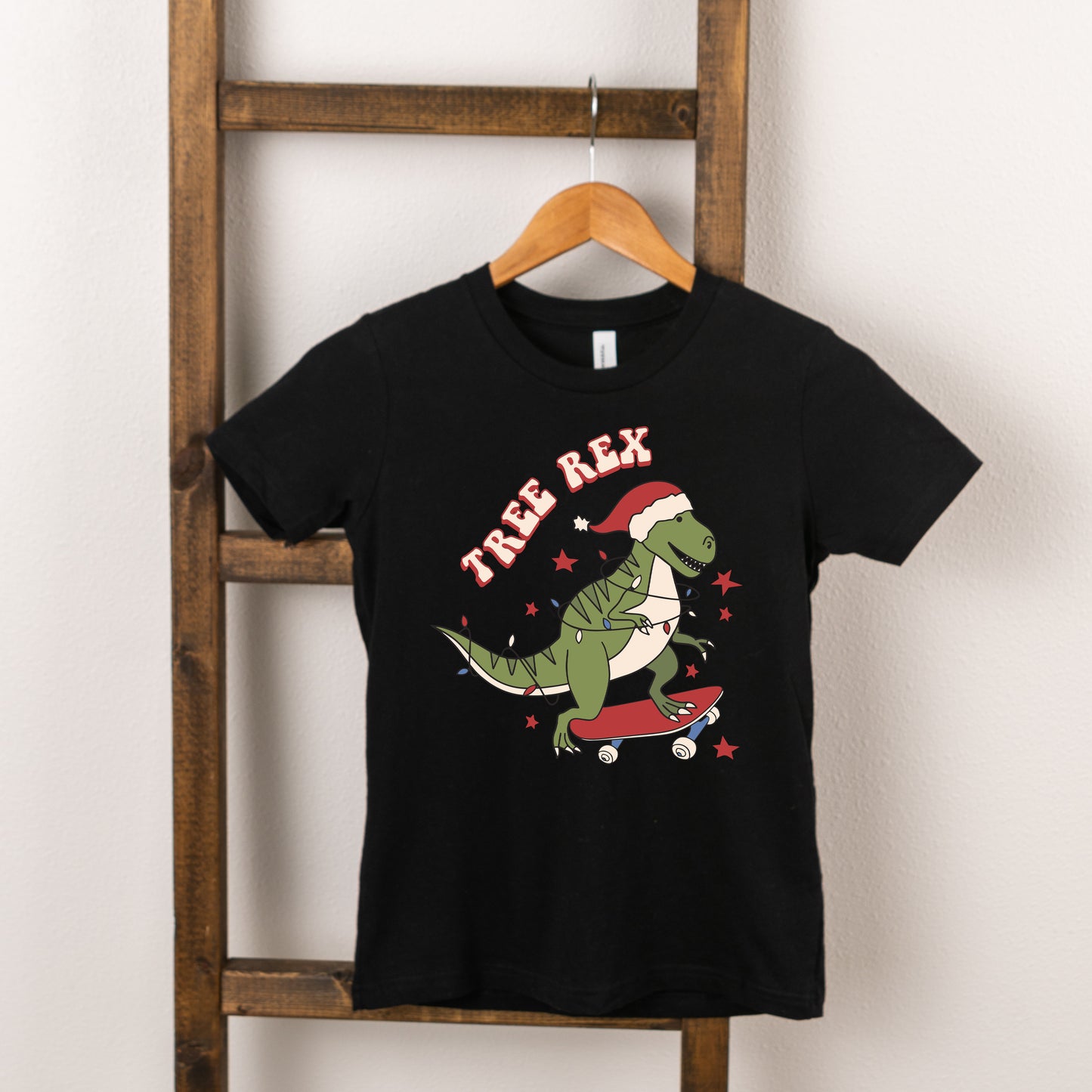 Tree Rex Skateboard | Toddler Short Sleeve Crew Neck