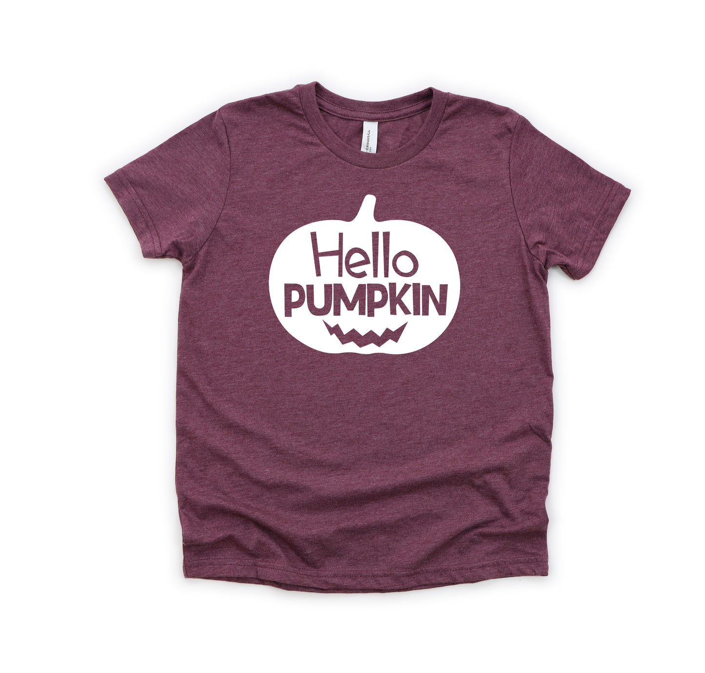 Hello Pumpkin Face | Toddler Graphic Short Sleeve Tee