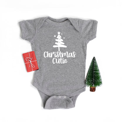 Christmas Cutie Tree | Baby Graphic Short Sleeve Onesie