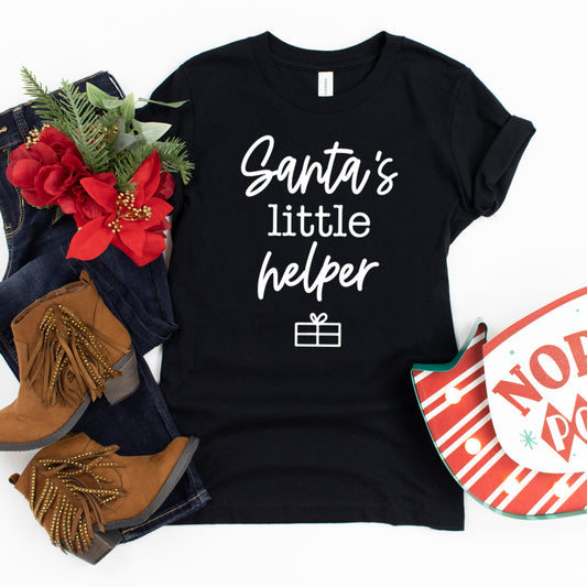 Santa's Little Helper | Toddler Graphic Short Sleeve Tee