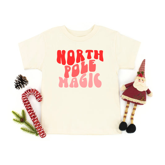 North Pole Magic | Toddler Graphic Short Sleeve Tee