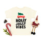 Holly Jolly Vibes Car | Youth Short Sleeve Graphic Tee