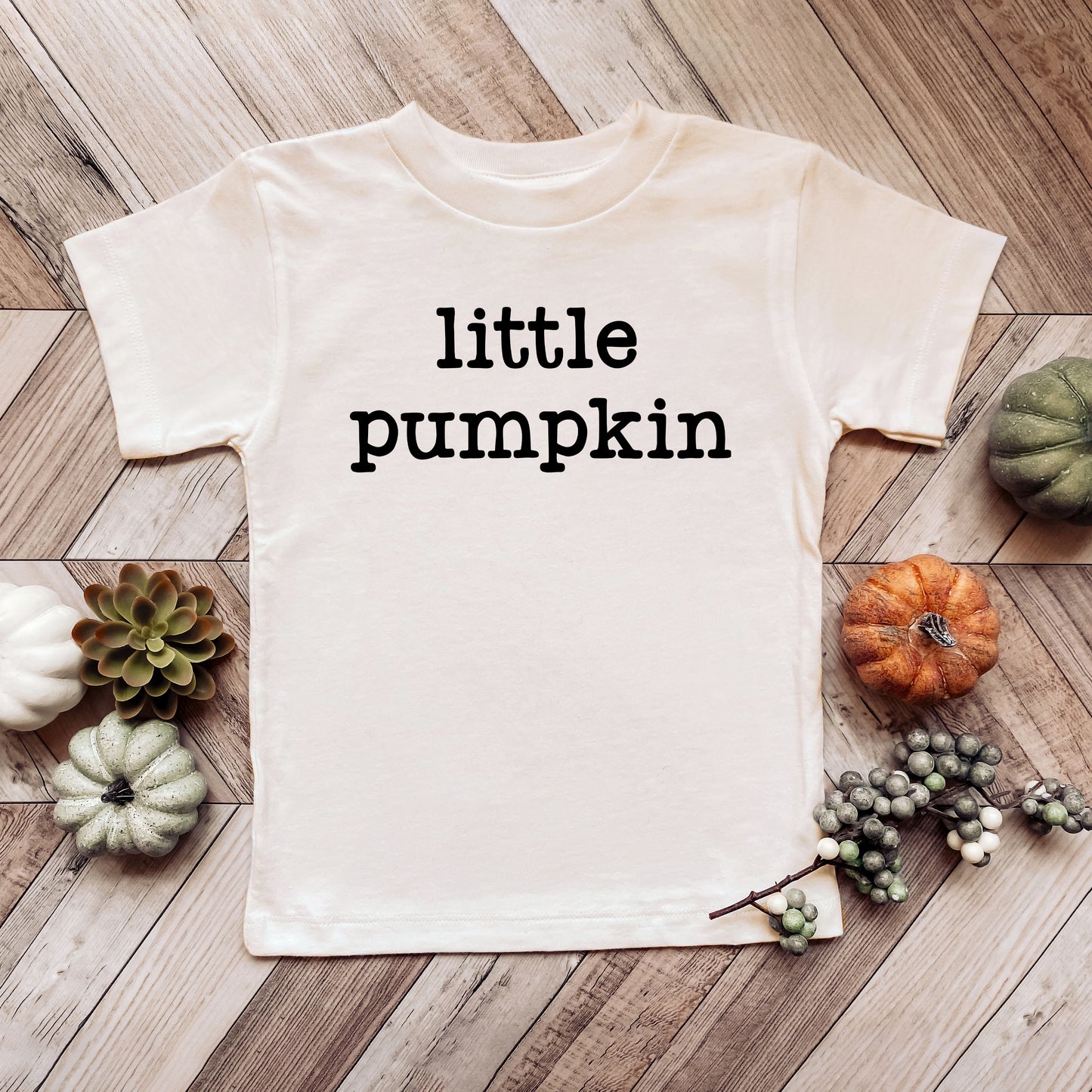 Little Pumpkin Typewriter | Toddler Graphic Short Sleeve Tee
