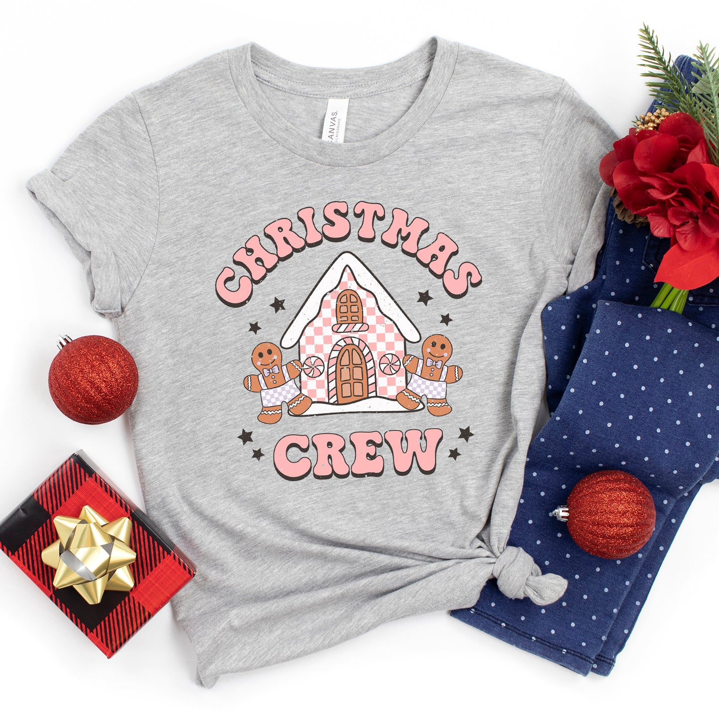 Christmas Gingerbread Crew | Toddler Graphic Short Sleeve Tee