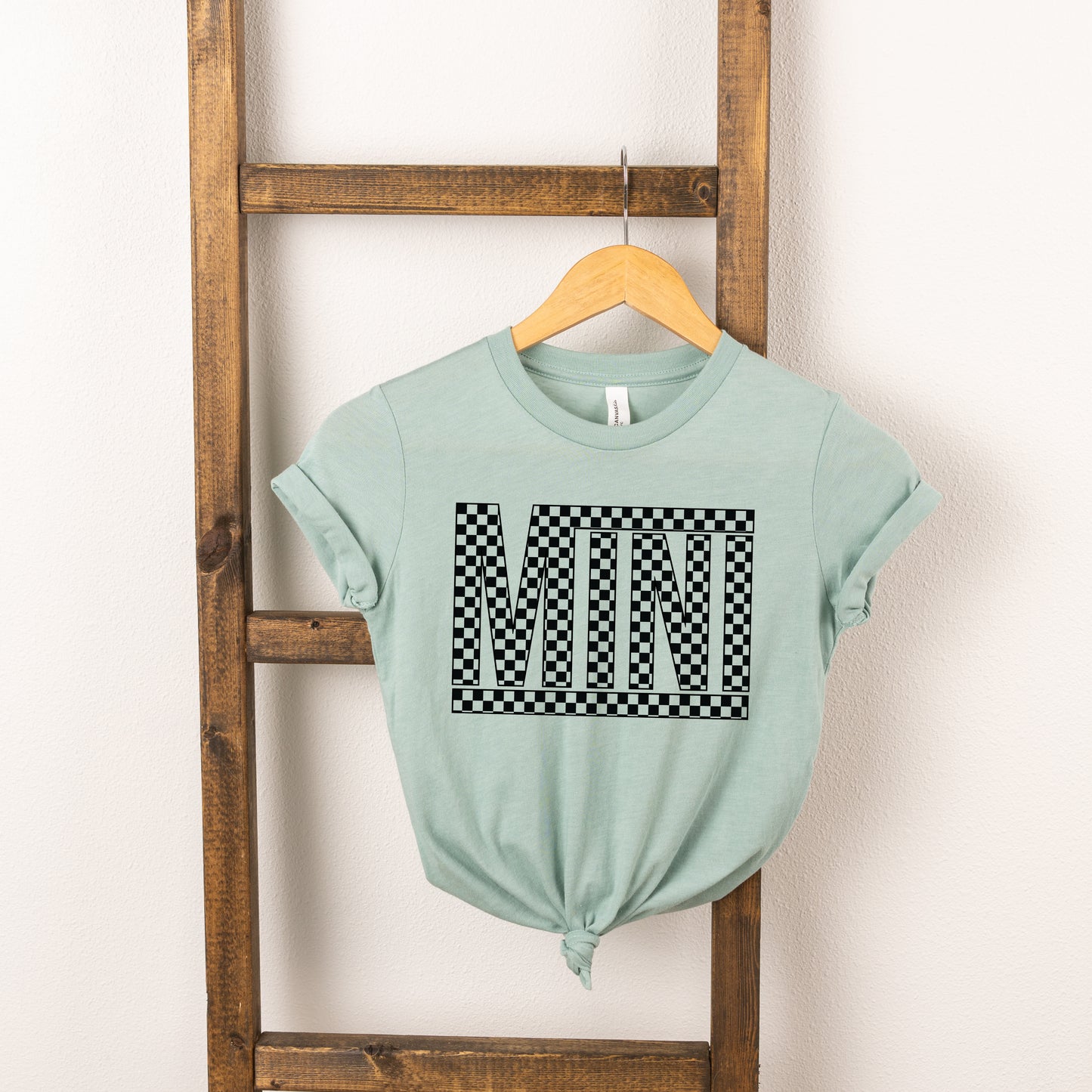 Mini Checkered Box | Youth Short Sleeve Crew Neck