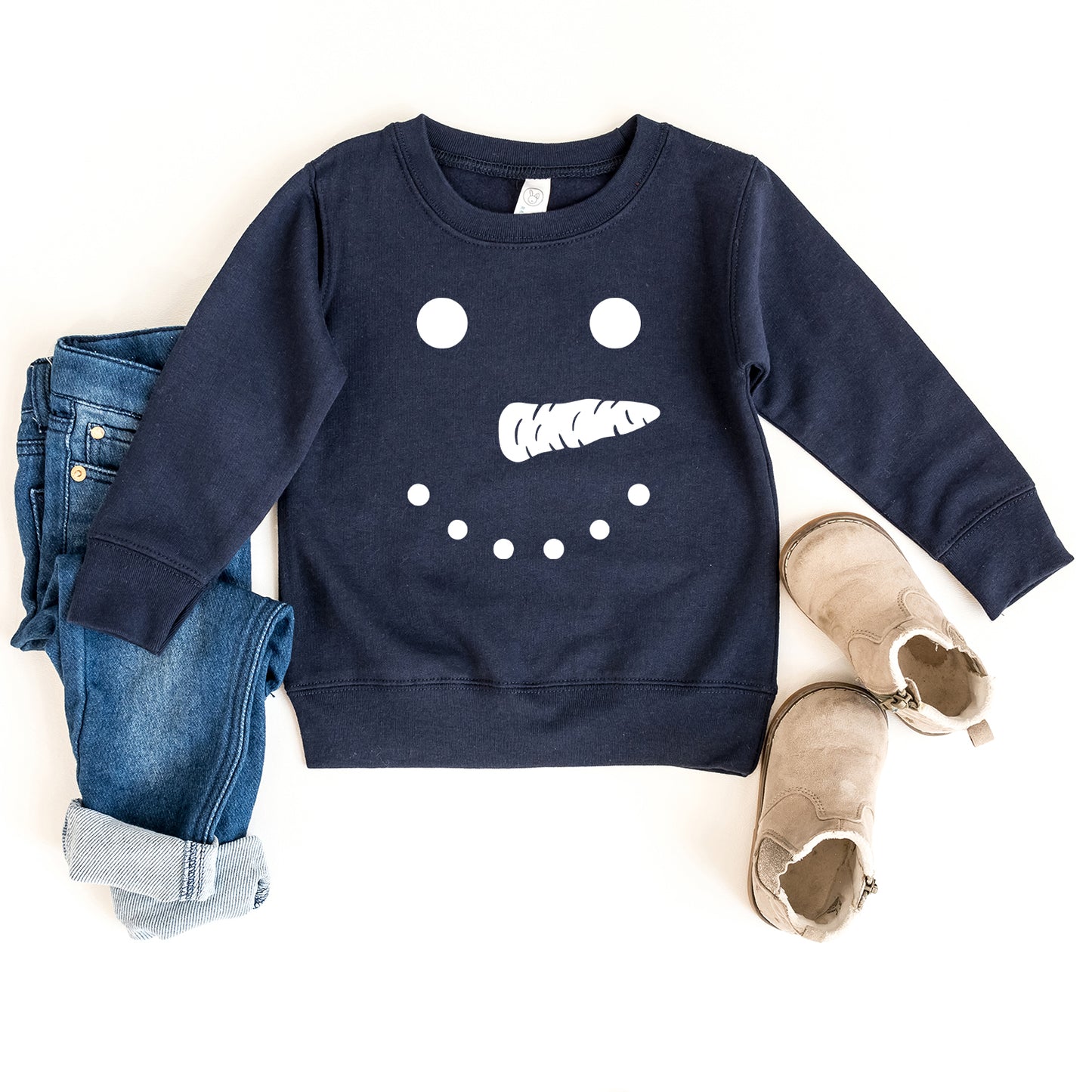 Snowman Face | Toddler Graphic Sweatshirt