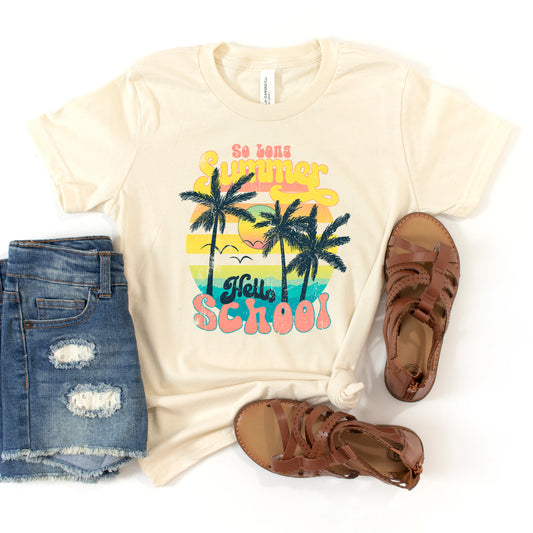 So Long Summer | Toddler Short Sleeve Crew Neck