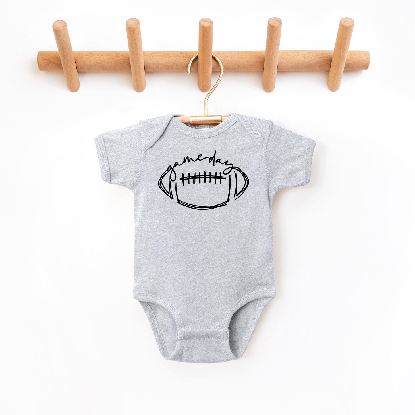 Football Game Day | Baby Graphic Short Sleeve Onesie