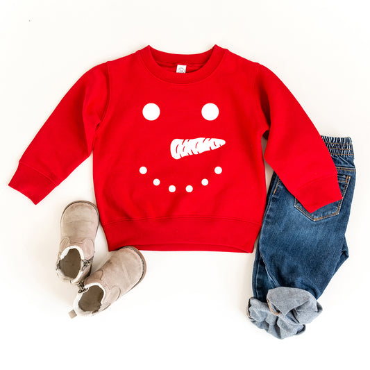 Snowman Face | Toddler Graphic Sweatshirt