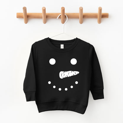 Snowman Face | Toddler Graphic Sweatshirt