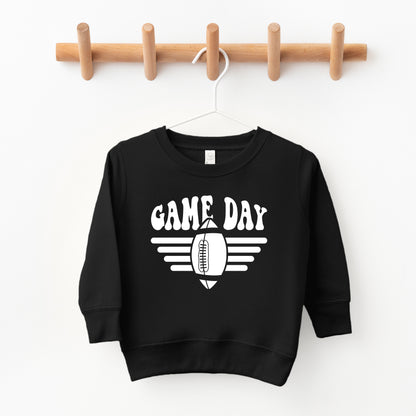Football Game Day Stripes | Toddler Graphic Sweatshirt