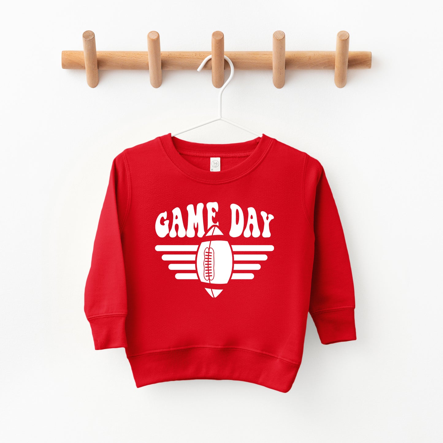 Football Game Day Stripes | Toddler Graphic Sweatshirt