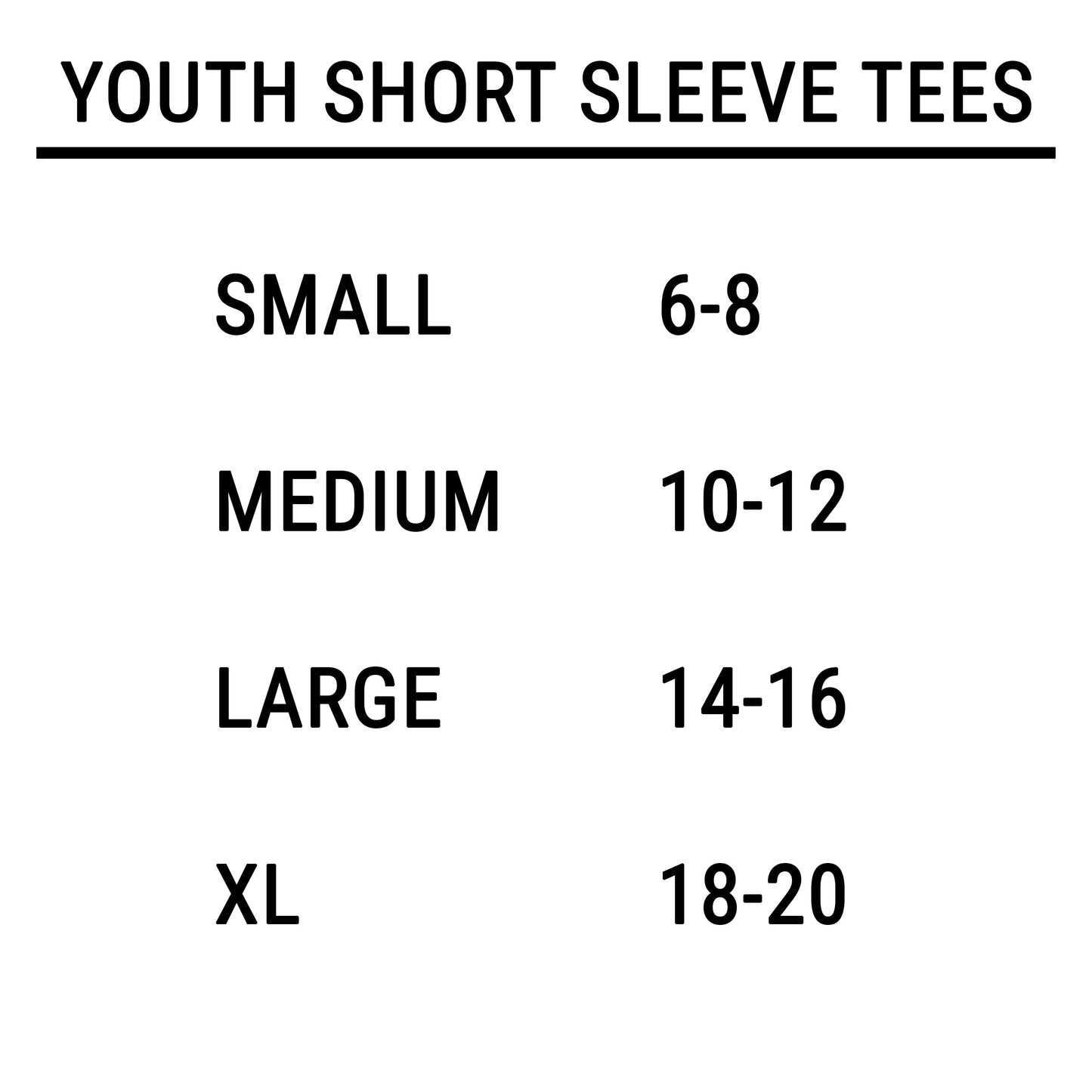 Vday Alphabet | Youth Graphic Short Sleeve Tee
