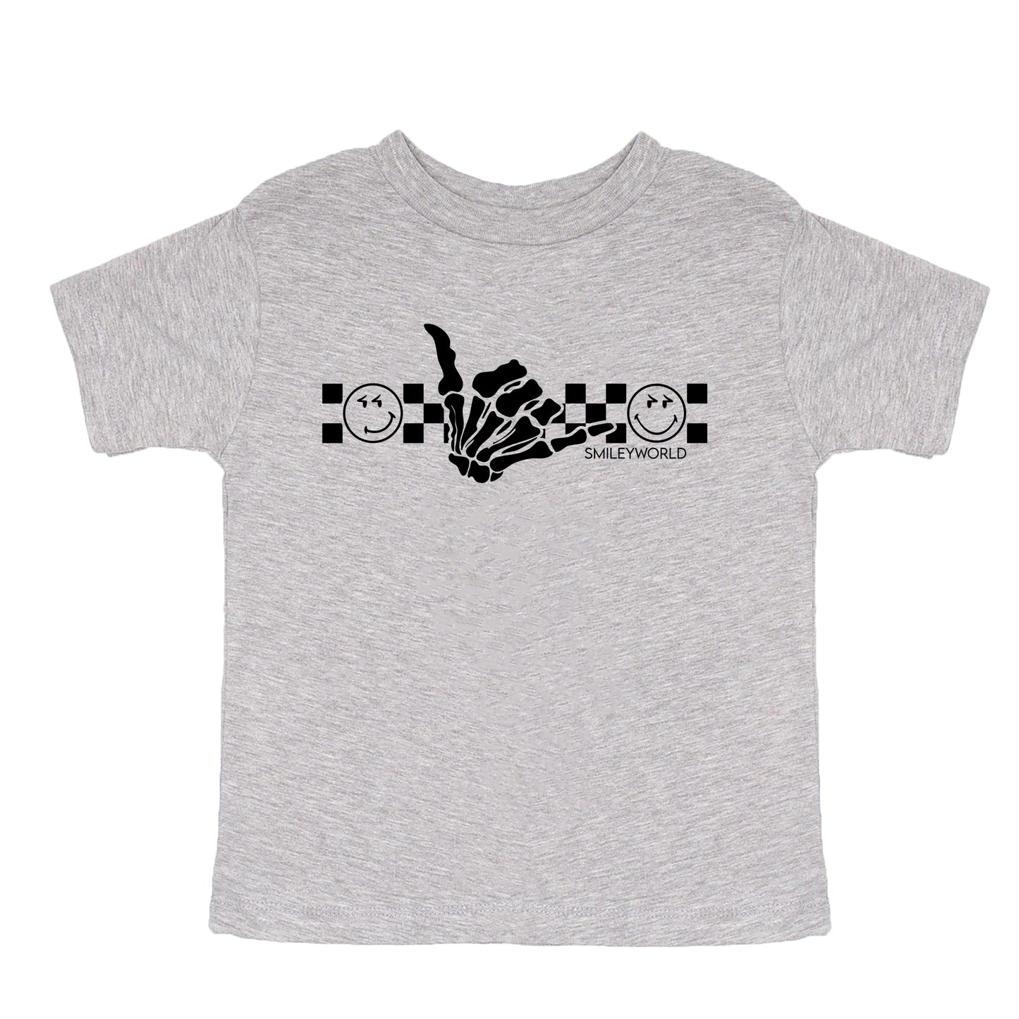 SmileyWorld Skeleton Hang Loose - Youth Short Sleeve Graphic T-Shirt and Toddler Short Sleeve Graphic T-Shirt