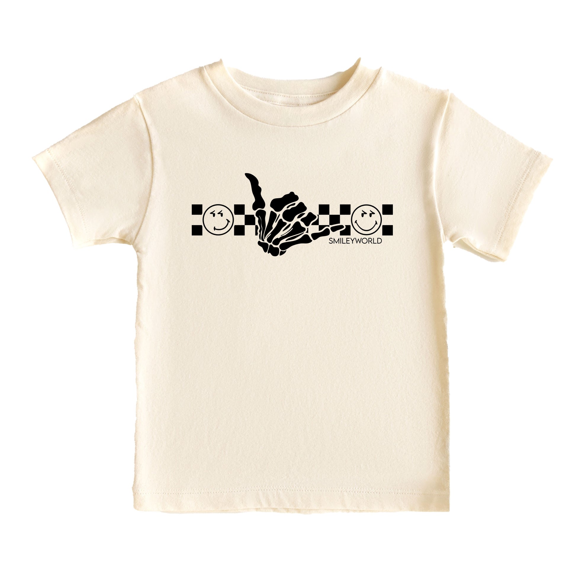 SmileyWorld Skeleton Hang Loose - Youth Short Sleeve Graphic T-Shirt and Toddler Short Sleeve Graphic T-Shirt