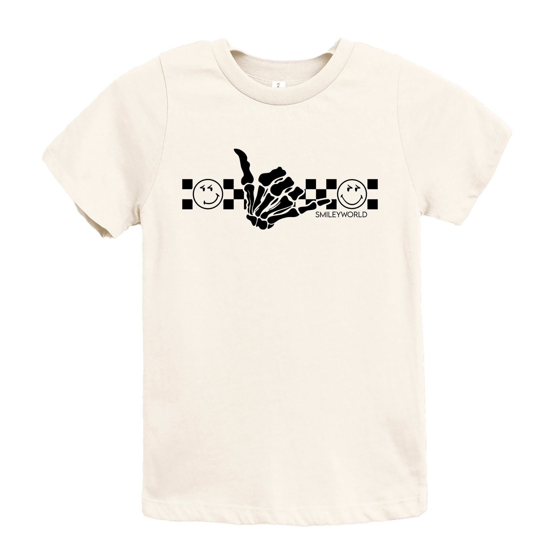 SmileyWorld Skeleton Hang Loose - Youth Short Sleeve Graphic T-Shirt and Toddler Short Sleeve Graphic T-Shirt