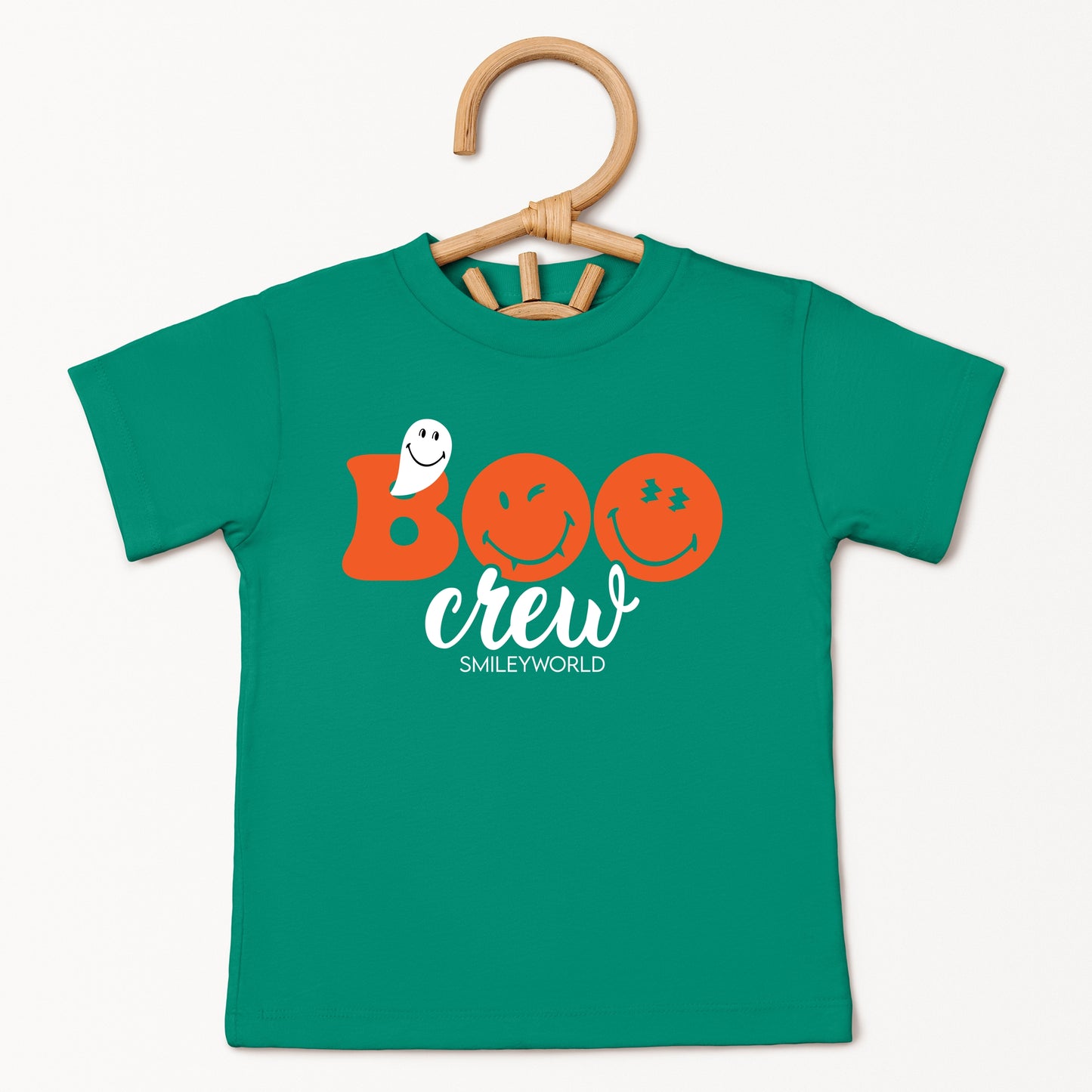 SmileyWorld Boo Crew - Youth Short Sleeve Graphic T-Shirt and Toddler Short Sleeve Graphic T-Shirt
