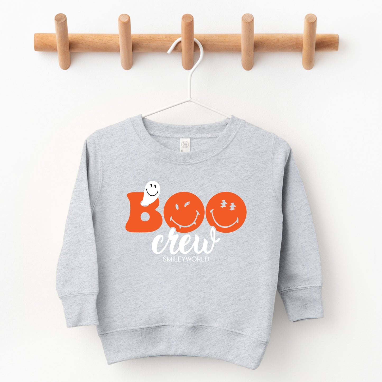 SmileyWorld Boo Crew - Toddler Graphic Sweatshirt and Youth Graphic Sweatshirt