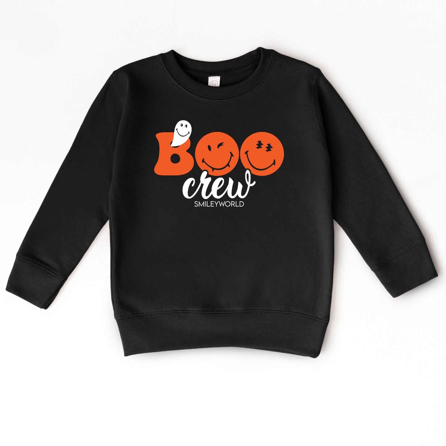 SmileyWorld Boo Crew - Toddler Graphic Sweatshirt and Youth Graphic Sweatshirt