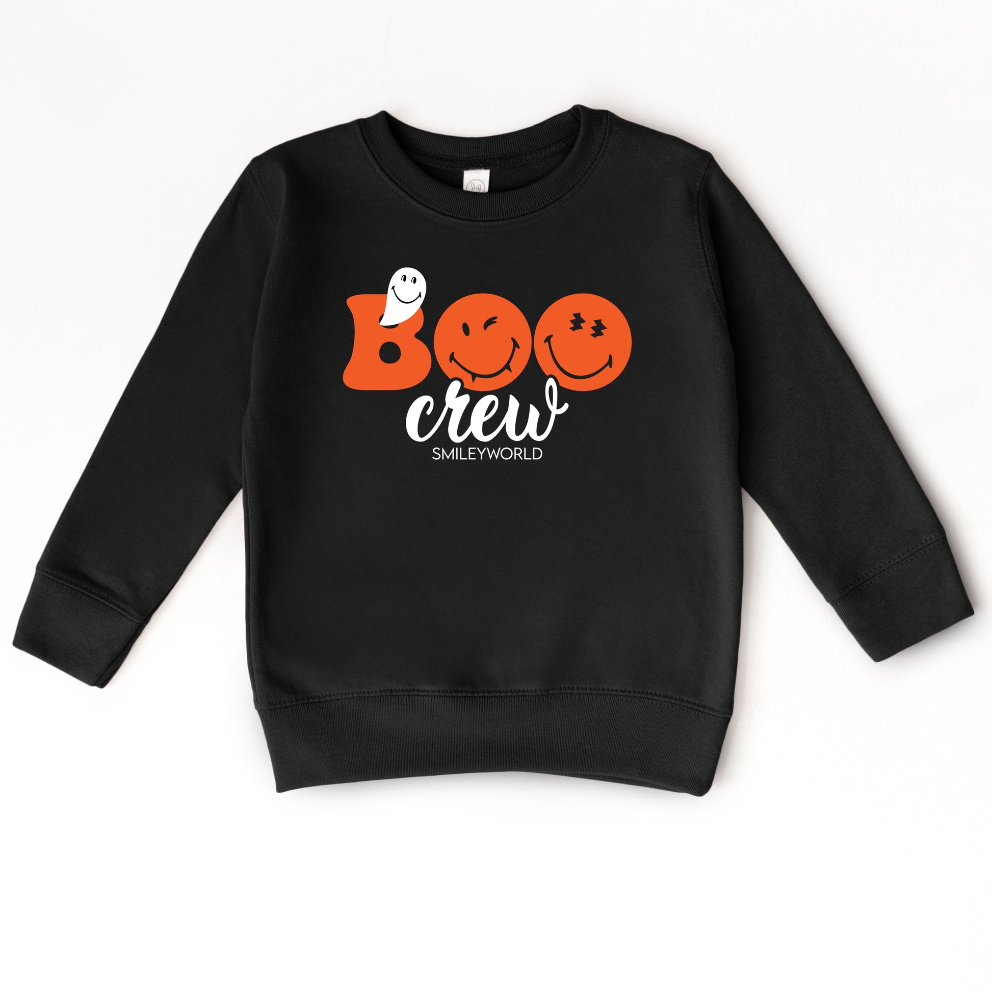 SmileyWorld Boo Crew - Toddler Graphic Sweatshirt and Youth Graphic Sweatshirt
