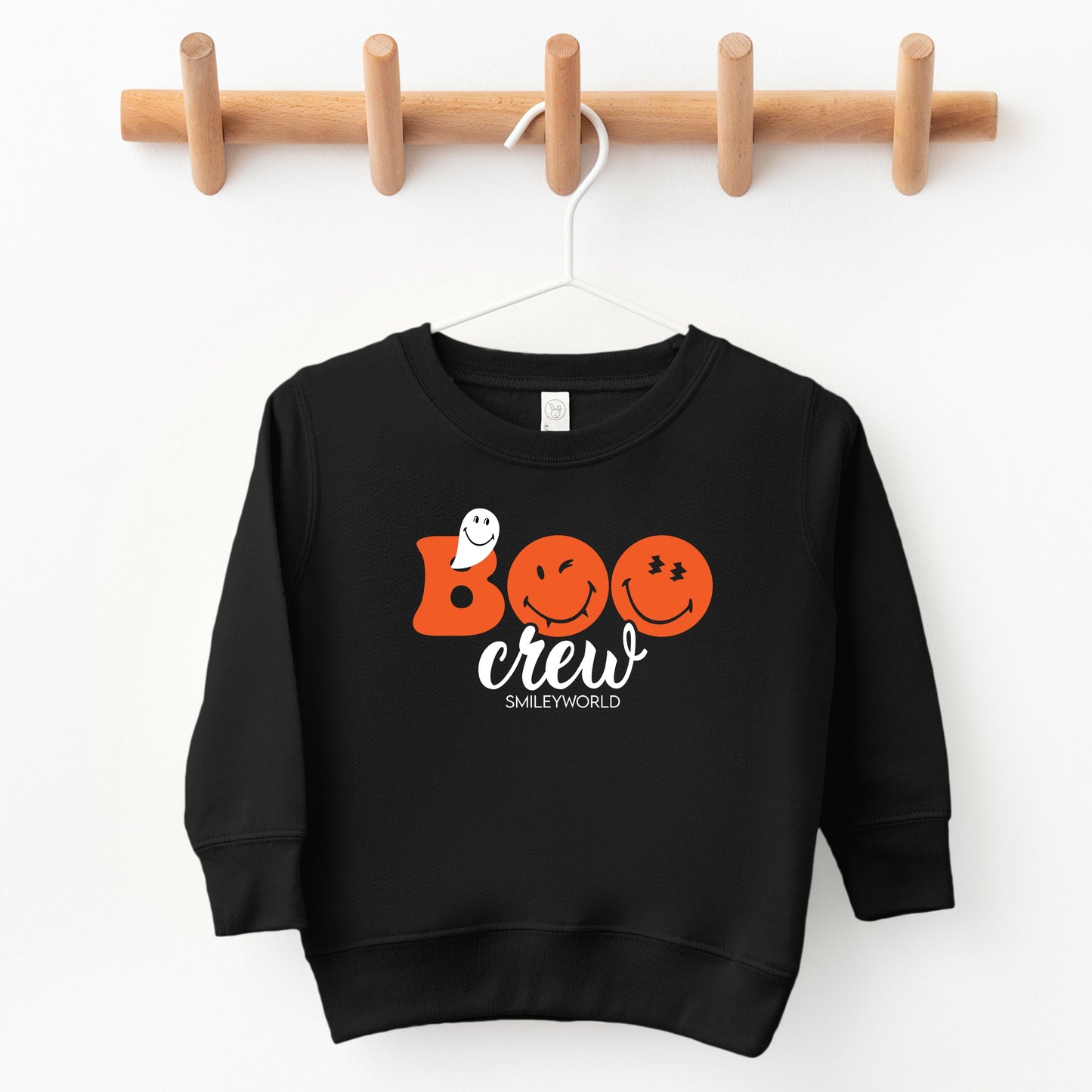 SmileyWorld Boo Crew - Toddler Graphic Sweatshirt and Youth Graphic Sweatshirt