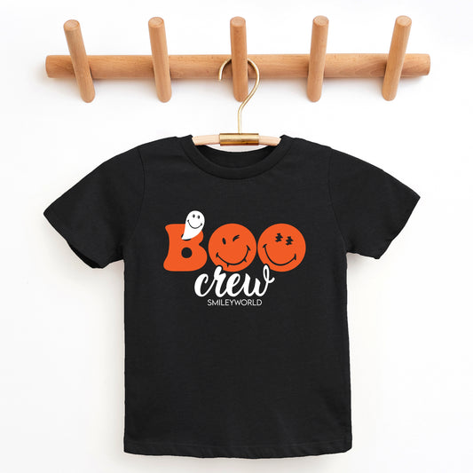 SmileyWorld Boo Crew - Youth Short Sleeve Graphic T-Shirt and Toddler Short Sleeve Graphic T-Shirt