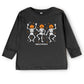 SmileyWorld Dancing Skeleton Pumpkins - Toddler Long Sleeve Graphic Tee and Youth Long Sleeve Graphic T-Shirt