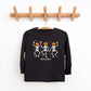SmileyWorld Dancing Skeleton Pumpkins - Toddler Long Sleeve Graphic Tee and Youth Long Sleeve Graphic T-Shirt