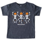 SmileyWorld Dancing Skeleton Pumpkins - Youth Short Sleeve Graphic T-Shirt and Toddler Short Sleeve Graphic T-Shirt