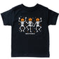 SmileyWorld Dancing Skeleton Pumpkins - Youth Short Sleeve Graphic T-Shirt and Toddler Short Sleeve Graphic T-Shirt