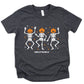 SmileyWorld Dancing Skeleton Pumpkins - Youth Short Sleeve Graphic T-Shirt and Toddler Short Sleeve Graphic T-Shirt