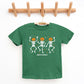 SmileyWorld Dancing Skeleton Pumpkins - Youth Short Sleeve Graphic T-Shirt and Toddler Short Sleeve Graphic T-Shirt