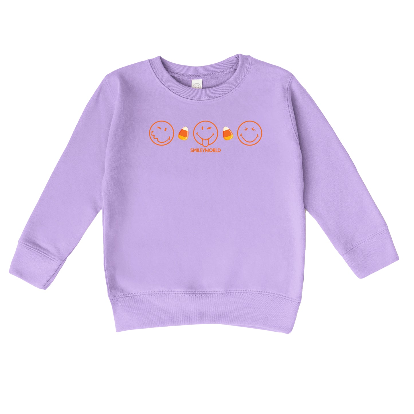 SmileyWorld Candy Corn Outlines - Toddler Graphic Sweatshirt and Youth Graphic Sweatshirt