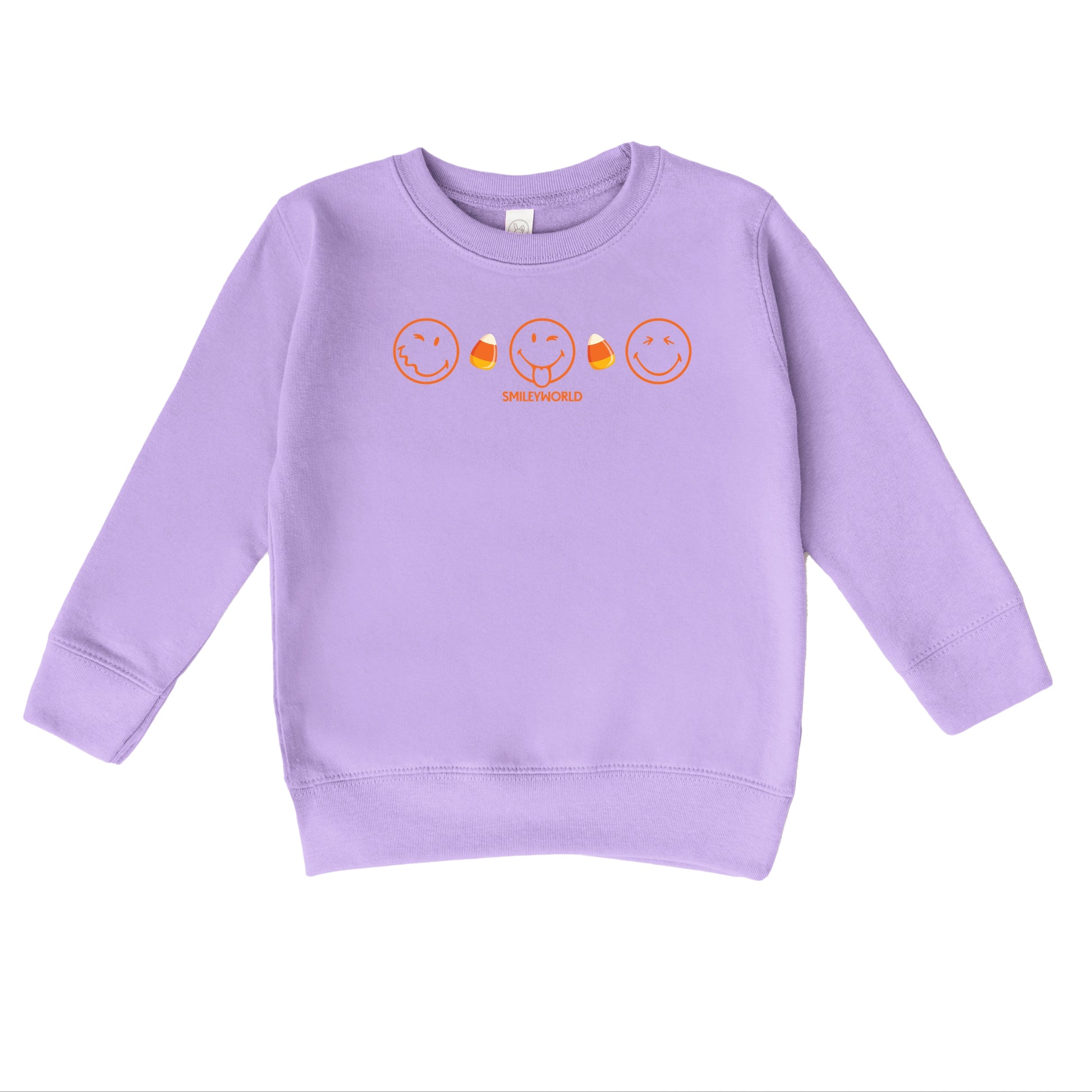 SmileyWorld Candy Corn Outlines - Toddler Graphic Sweatshirt and Youth Graphic Sweatshirt