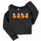 SmileyWorld Candy Corn Smiles - Toddler Long Sleeve Graphic Tee and Youth Long Sleeve Graphic T-Shirt