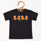 SmileyWorld Candy Corn Smiles - Youth Short Sleeve Graphic T-Shirt and Toddler Short Sleeve Graphic T-Shirt