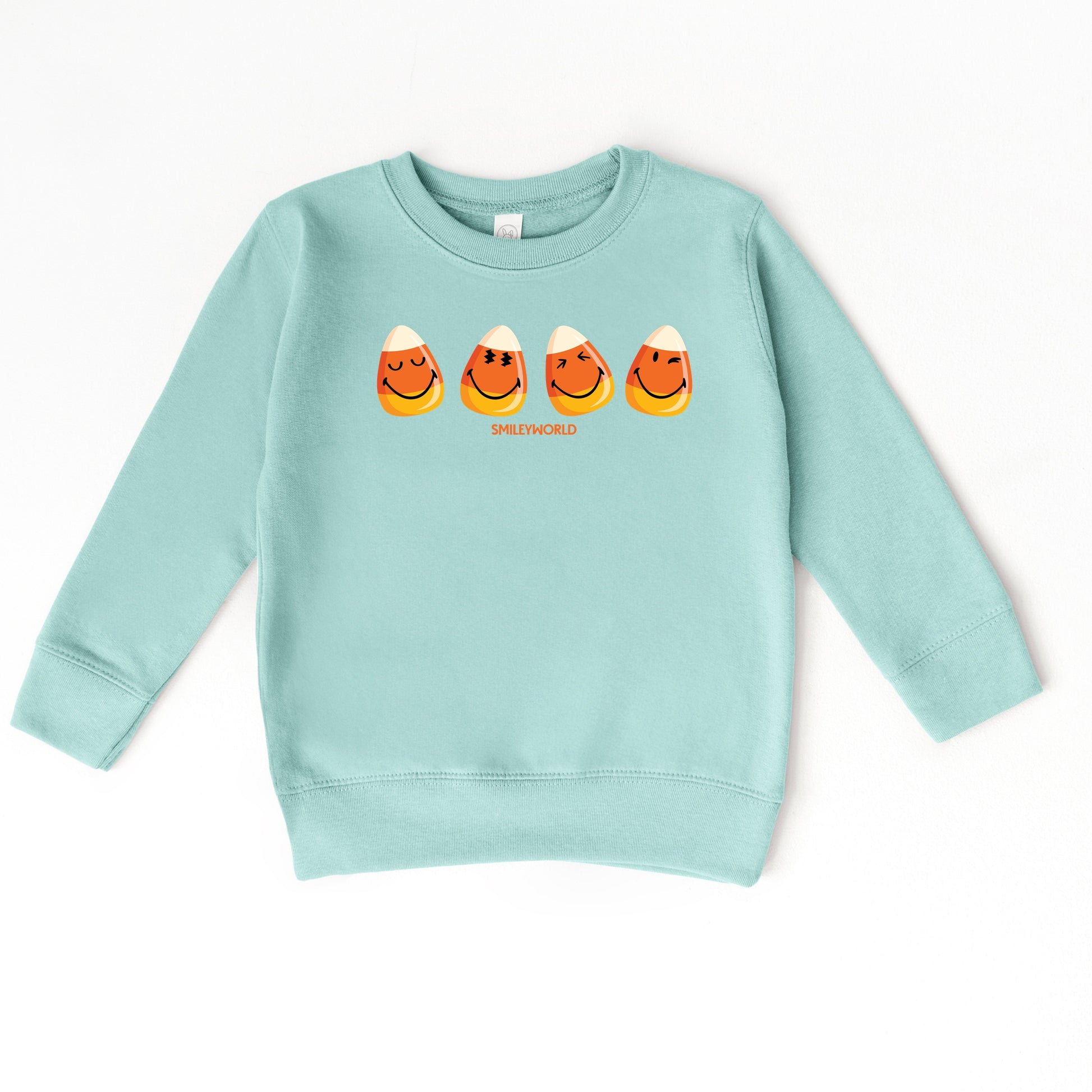 SmileyWorld Candy Corn Smiles - Toddler Graphic Sweatshirt and Youth Graphic Sweatshirt