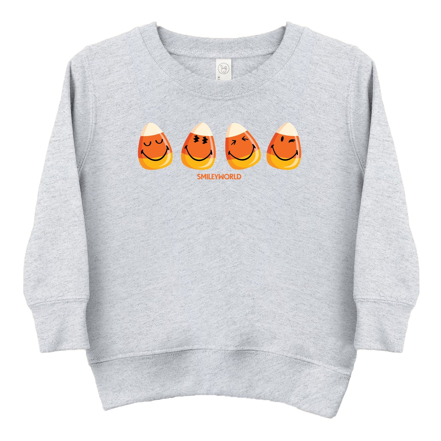 SmileyWorld Candy Corn Smiles - Toddler Graphic Sweatshirt and Youth Graphic Sweatshirt