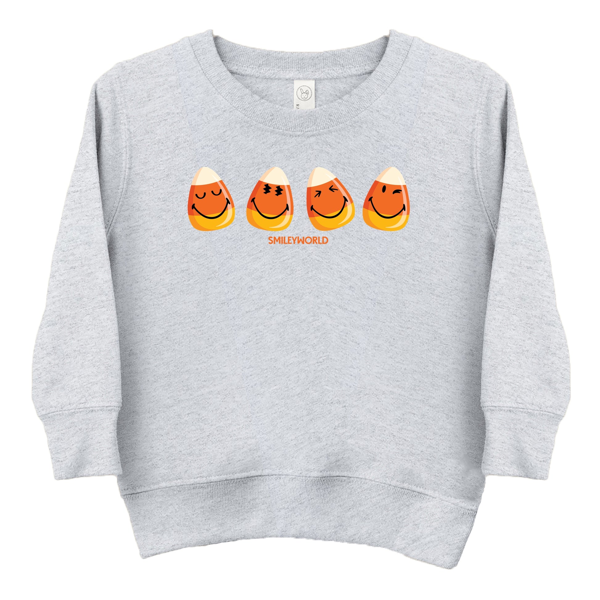 SmileyWorld Candy Corn Smiles - Toddler Graphic Sweatshirt and Youth Graphic Sweatshirt