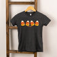 SmileyWorld Candy Corn Smiles - Youth Short Sleeve Graphic T-Shirt and Toddler Short Sleeve Graphic T-Shirt