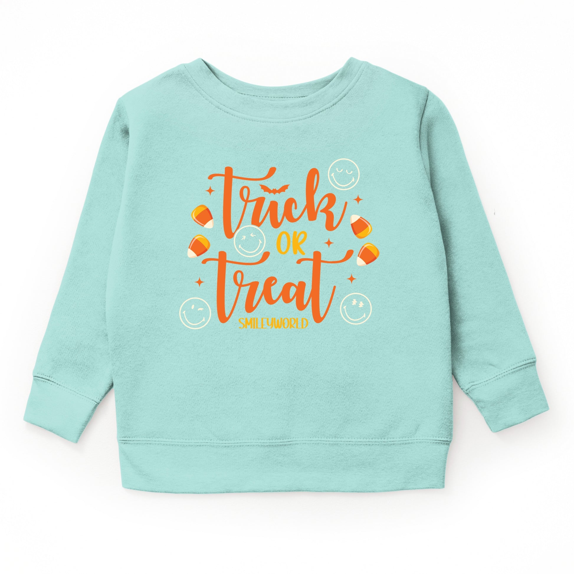 SmileyWorld Trick or Treat Candy - Toddler Graphic Sweatshirt and Youth Graphic Sweatshirt